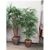 Image 2 : Qty 4 Tall Artificial Potted Fern Trees Approx. 72"H