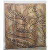 Image 1 : Qty 4 Large Carved Wooden Panels, Bird of Paradise Motif 15"W (each) x 67"H
