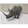 Image 2 : Rhinoceros Figure, Numbered 213/250, Signed by Artist Loet 20"L x 9"H