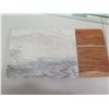 Image 8 : Rectangle Footed Cut Glass Serving Platter & Stone w/ Wood Cutting Board