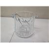 Image 14 : Qty 2 Glass Starfish Décor, 2 Blown Glass Vessels & Crystal Ice Bucket w/ Tongs