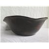 Image 2 : Turned Wooden Bowl w/ Scalloped Edges 15" Diameter x 5.5"H