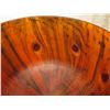 Image 10 : Wooden Bowl 'Umeke Con Mariposa' w/ Cover, by Artist Clemente 10" Dia, 10"H