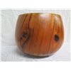 Image 3 : Wooden Bowl 'Umeke Con Mariposa' w/ Cover, by Artist Clemente 10" Dia, 10"H