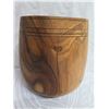 Image 8 : Wooden Bowl by Artist Doug Bowers, Kou? (Label Says Koa) 7" Dia, 9.5"H