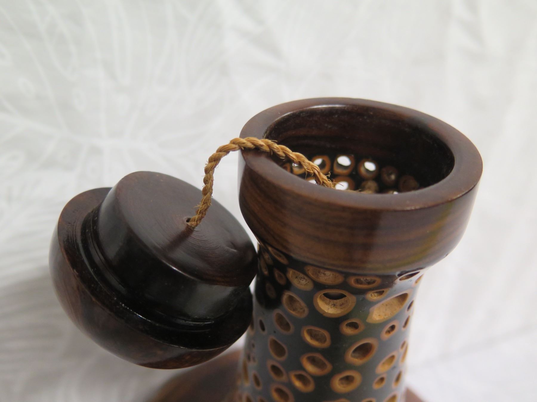 Kou Wood Poi Pounder Vase by Artist Robert7 quot Diameter x 12 quot H Kou Wood Poi Pounder Vase by Artist Robert7 quot Diameter x 12 quot H