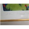 Image 13 : Colorful Hibiscus Artwork Signed by Artist 85/350 Framed 36"x42"
