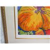 Image 7 : Colorful Hibiscus Artwork Signed by Artist 85/350 Framed 36"x42"
