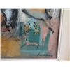 Image 8 : Original Painting Abstract Horses, Signed by Artist John Young, Framed 35"x29"