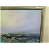 Image 3 : Original Painting Ehu Kai Sunset, Signed by Artist Michael Powell, Framed & Matted 19"x23"