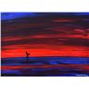 Image 2 : Wyland- Original Painting on Canvas "Swimming Deep"