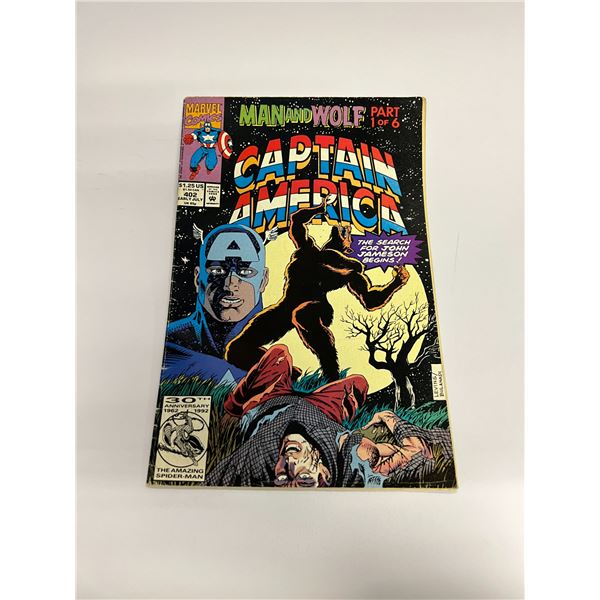 Captain America #402 Vintage Marvel Comic