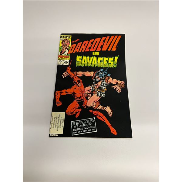 Daredevil #202 Vintage Marvel Comic