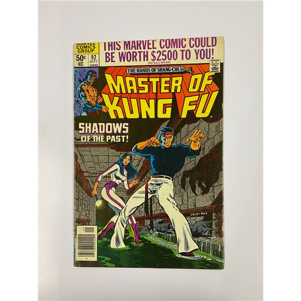 Master Kung Fu #92 Vintage Marvel Comic