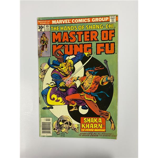 Master Kung Fu #49 Vintage Marvel Comic