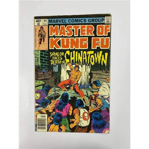 Master Kung Fu #90 Vintage Marvel Comic