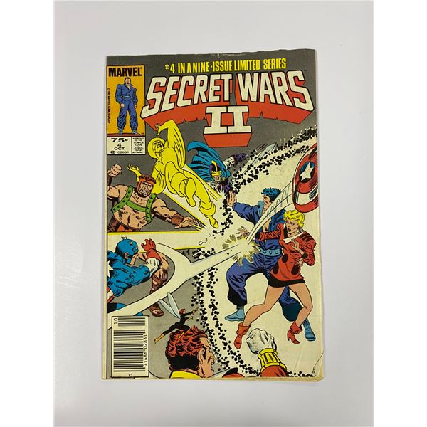 Secret Wars #4 Vintage Marvel Comic