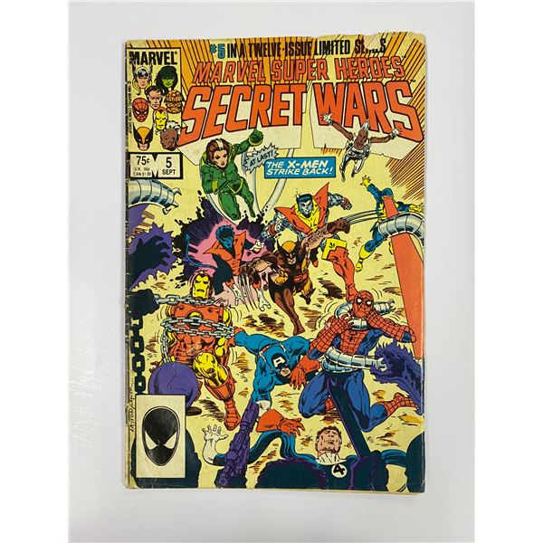 Secret Wars #5 Vintage Marvel Comic