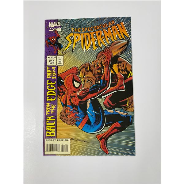 Spiderman #218 Vintage Marvel Comic