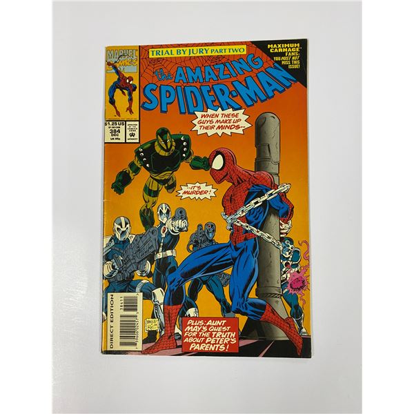 Spiderman #384 Vintage Marvel Comic