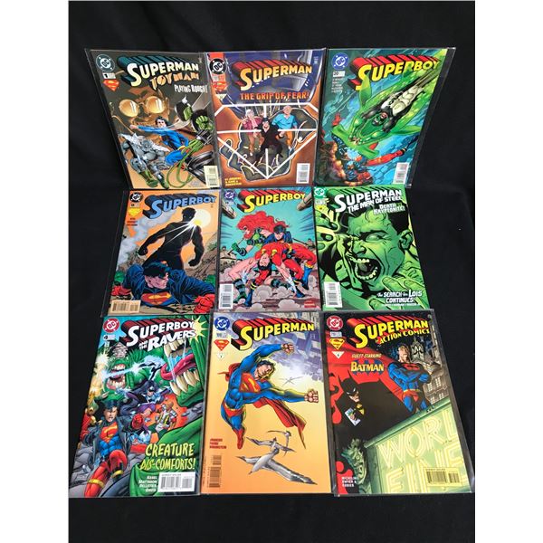 ASSORTED SUPERBOY/ SUPERMAN COMIC BOOK LOT