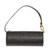 Image 1 : Louis Vuitton Black Epi Leather Mini Papillon Pochette Bag
