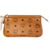 Image 6 : MCM Cognac Monogram Visetos Canvas Leather Green Rudic Tote Bag