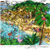 Image 2 : Our Caribbean Vacation (Blue) by Fazzino, Charles
