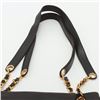 Image 6 : Chanel Vintage Black Lambskin Leather CC Turn-lock Front Pocket Tote Bag