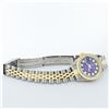 Image 8 : Rolex Ladies 2 Tone Blue Vignette VS Diamond Datejust Wristwatch