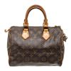 Image 1 : Louis Vuitton Brown Monogram Canvas Speedy 25cm Satchel Bag