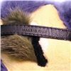 Image 4 : Fendi Monster Bug Bag Charm Fur with Leather Purple