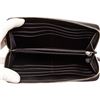 Image 7 : Coach Black Metallic Leather Patchwork Zippy Wallet