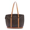 Image 2 : Louis Vuitton Brown Monogram Canvas Leather Babylone Tote Bag