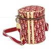 Image 2 : Christian Dior Red Canvas Leather Trotteur Crossbody Bag