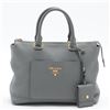 Image 1 : Prada Gray Vitello Daino Leather Front Pocket 2Way Bag
