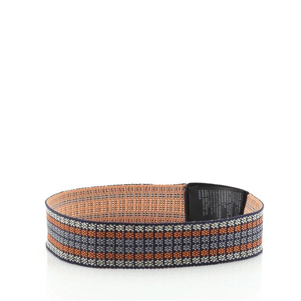 Prada Headband Woven Fabric Blue, Multicolor, Orange