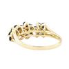 Image 3 : 1.05 ctw Sapphire and Diamond Ring - 14KT Yellow Gold