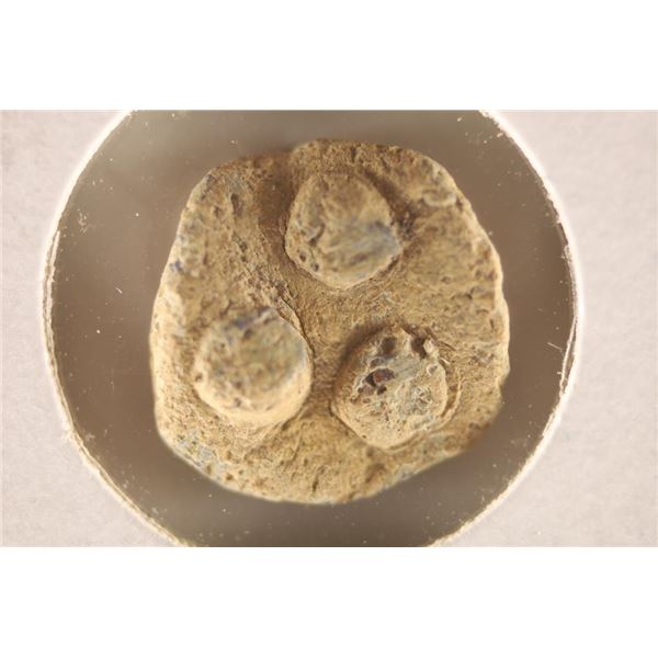 ANCIENT ROMAN CLAY / LEADEN SEAL, USED AS A FORM