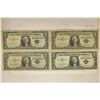 Image 1 : 4-1957 $1 SILVER CERTIFICATES, BLUE SEALS