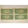 Image 2 : 4-1957 $1 SILVER CERTIFICATES, BLUE SEALS