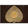 Image 2 : ENCASED 1946 LINCOLN WHEAT CENT IN METAL HEART