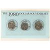 Image 2 : 1980-P/D/S SBA DOLLAR SOUVENIR SET IN ENVELOPE
