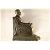 Image 3 : ABRAHAM LINCOLN METAL BOOKEND / STATUE