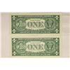 Image 2 : 2-1957-B U.S. $1 CRISP AU SILVER CERTIFICATES