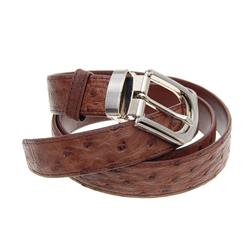 Men's Ostrich Hide Skin Belt  (ACT-086)