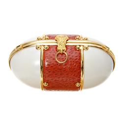 Handmade Goose Egg Clutch Handbag  (ACT-136)