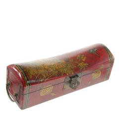 Chinese Leather Covered Pillow Box (CLB-029)
