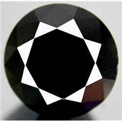 5.92ct. RARE AAA Jet Deep Black Natural Diamond RETAIL $25000 (GEM-3585)