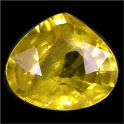 1.63ct VERY RARE  Electric Yellow Sapphire Ceylon VS RETAIL $ (GEM-3959)